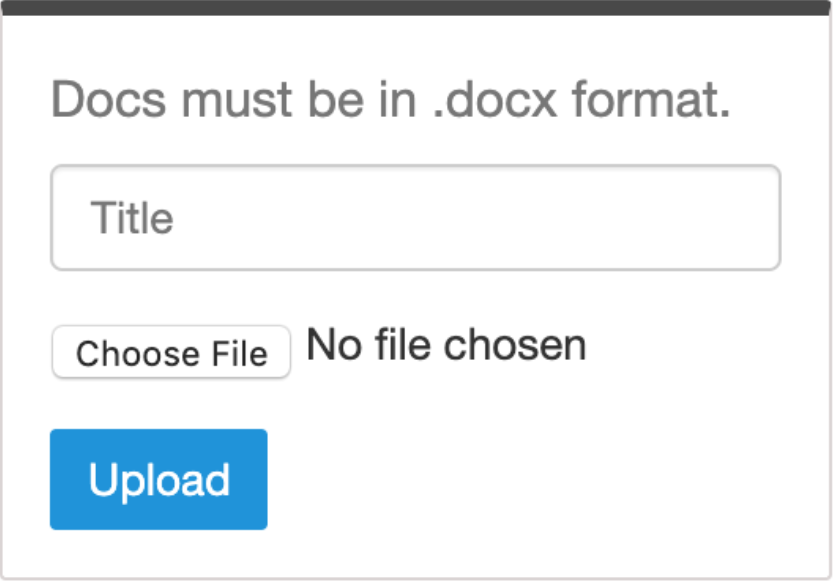 Screenshot upload